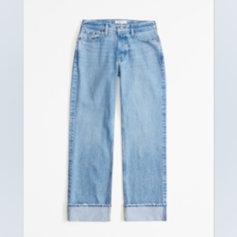 Abercrombie & Fitch cuffed jeans